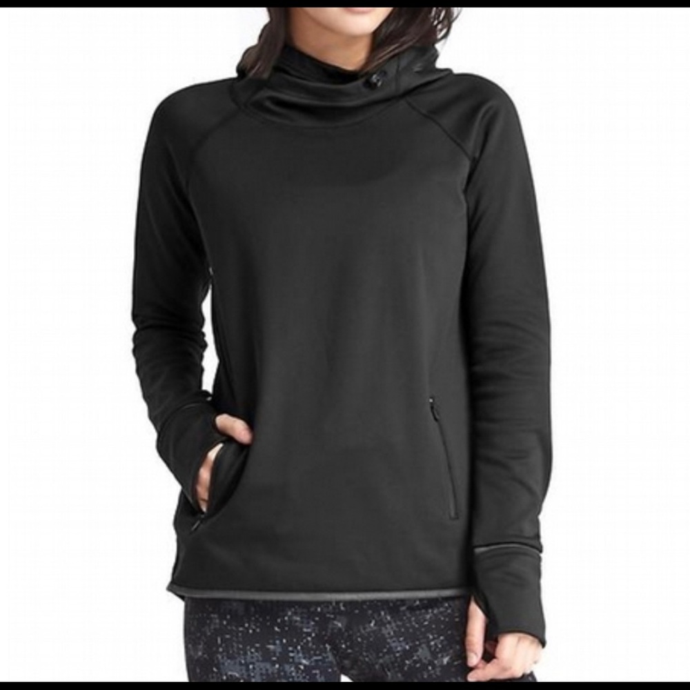 GAP Fit Orbital Fleece Hoodie with Thumbholes